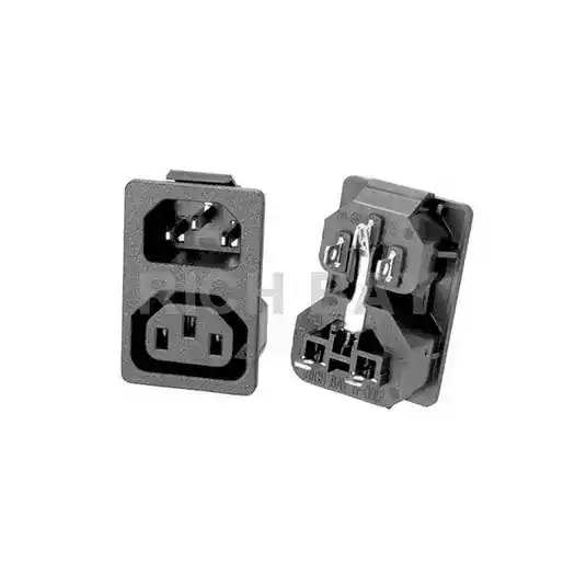 IEC C13/C14 Inlet/Outlet (snap-in type)