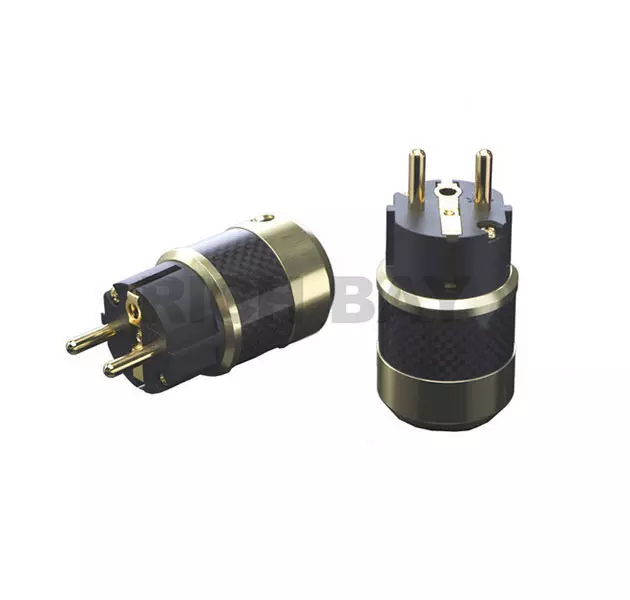 Schuko, Gold plating, Carbon Shell