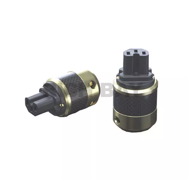 IEC C15, Gold Plating, Carbon Shell