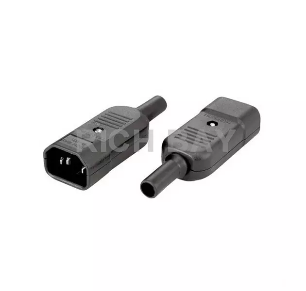 IEC C14 rewireable power plug