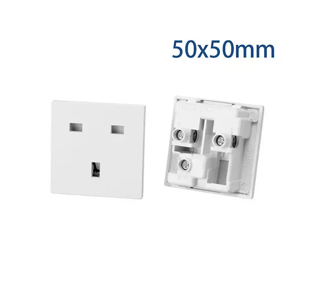 BRITISH OUTLET 50x50mm